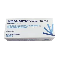 Фото Модуретик (аналог Амилорид) таблетки 5/50мг №20