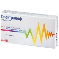 Фото Спектрацеф таб. 200 мг №20