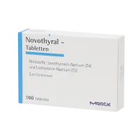 Фото Новотирал (аналог Тиреотома) Германия таблетки 100 20мкг №100