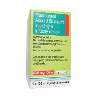 5-Фторурацил Accord (Евросоюз) концентрат для инъекц. раствора 5г : 50мг/мл фл. 100мл №1