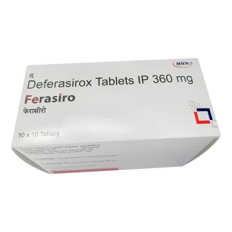 Деферазирокс 360 мг Джадену аналог :: Ferasiro 360 мг таблетки №100